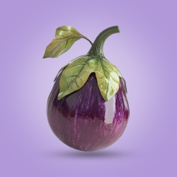 Aubergines Round (1Kg)